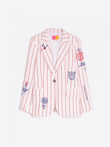 VILAGALLO 32200 HEATHER EMBROIDERED JACKET